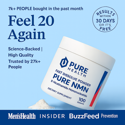 Pure NMN™ | Feel 20 Years Stronger.